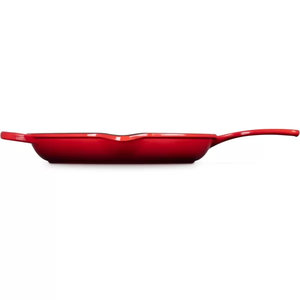 imageLe Creuset Enameled Cast Iron Signature Iron Handle Skillet 1175quot 238 qt CeriseCerise