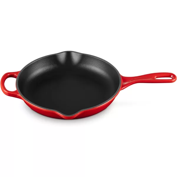 imageLe Creuset Enameled Cast Iron Signature Iron Handle Skillet 1175quot 238 qt CeriseCerise