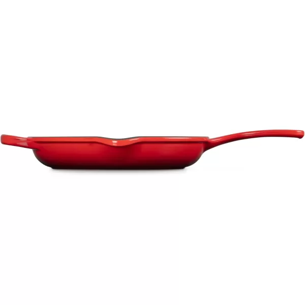 imageLe Creuset Enameled Cast Iron Signature Iron Handle Skillet 1175quot 238 qt CeriseCerise