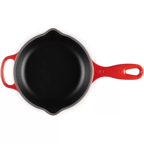 imageLe Creuset Enameled Cast Iron Signature Iron Handle Skillet 1175quot 238 qt CeriseCerise