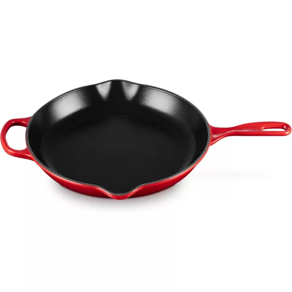 imageLe Creuset Enameled Cast Iron Signature Iron Handle Skillet 1175quot 238 qt CeriseCerise