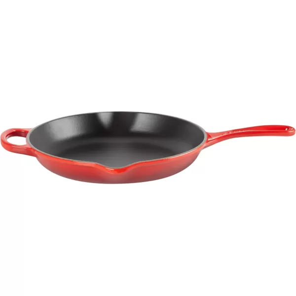 imageLe Creuset Enameled Cast Iron Signature Iron Handle Skillet 1175quot 238 qt CeriseCerise