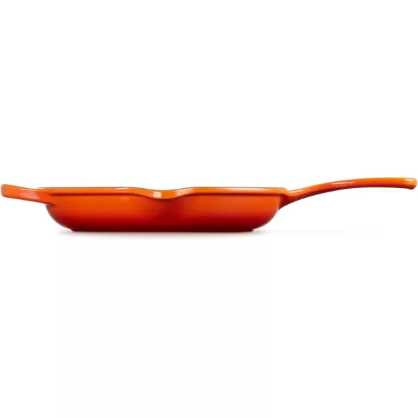 imageLe Creuset Enameled Cast Iron Signature Iron Handle Skillet 1175quot 238 qt CeriseFlame