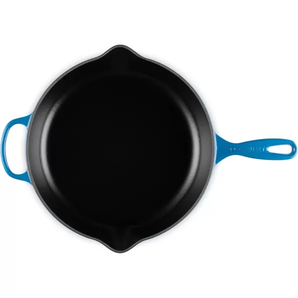 imageLe Creuset Enameled Cast Iron Signature Iron Handle Skillet 1175quot 238 qt CeriseMarseille