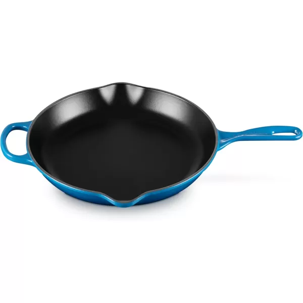 imageLe Creuset Enameled Cast Iron Signature Iron Handle Skillet 1175quot 238 qt CeriseMarseille