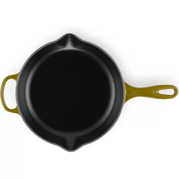 imageLe Creuset Enameled Cast Iron Signature Iron Handle Skillet 1175quot 238 qt CeriseOlive