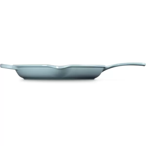 imageLe Creuset Enameled Cast Iron Signature Iron Handle Skillet 1175quot 238 qt CeriseSea Salt