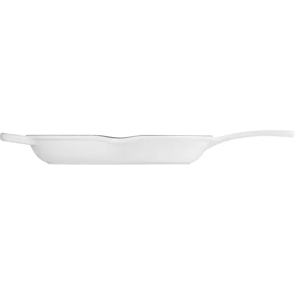 imageLe Creuset Enameled Cast Iron Signature Iron Handle Skillet 1175quot 238 qt CeriseWhite