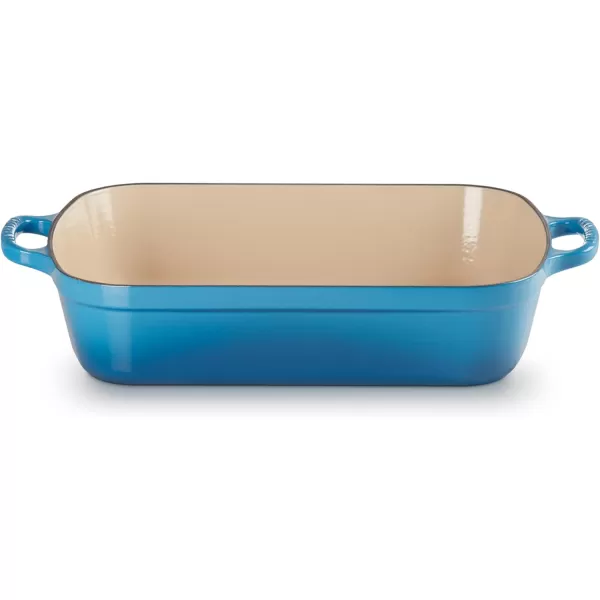imageLe Creuset Enameled Cast Iron Signature Rectangular Roaster 525 qt 117quot x 168quot  WhiteMarseille