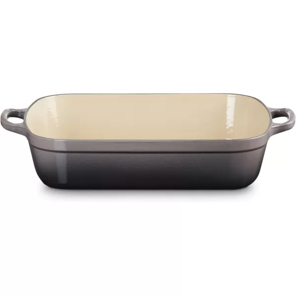 imageLe Creuset Enameled Cast Iron Signature Rectangular Roaster 525 qt 117quot x 168quot  WhiteOyster