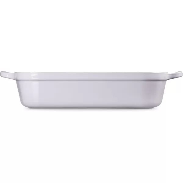 imageLe Creuset Enameled Cast Iron Signature Rectangular Roaster 525 qt 117quot x 168quot  WhiteShallot