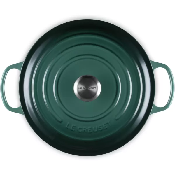 imageLe Creuset Enameled Cast Iron Signature Round Dutch Oven 55 qt OliveArtichaut
