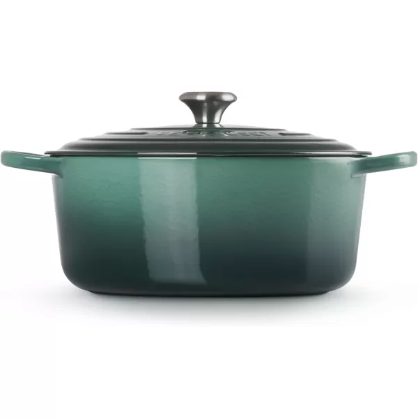 imageLe Creuset Enameled Cast Iron Signature Round Dutch Oven 55 qt OliveArtichaut