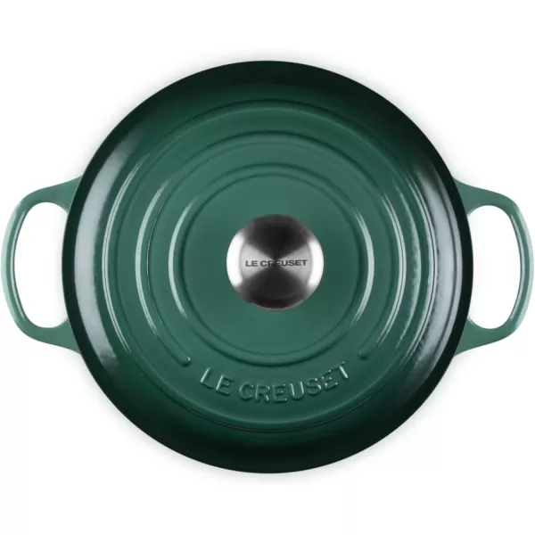 imageLe Creuset Enameled Cast Iron Signature Round Dutch Oven 55 qt OliveArtichaut