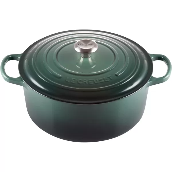 imageLe Creuset Enameled Cast Iron Signature Round Dutch Oven 55 qt OliveArtichaut