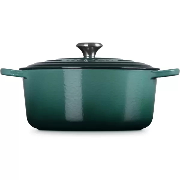 imageLe Creuset Enameled Cast Iron Signature Round Dutch Oven 55 qt OliveArtichaut
