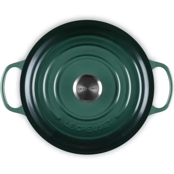 imageLe Creuset Enameled Cast Iron Signature Round Dutch Oven 55 qt OliveArtichaut