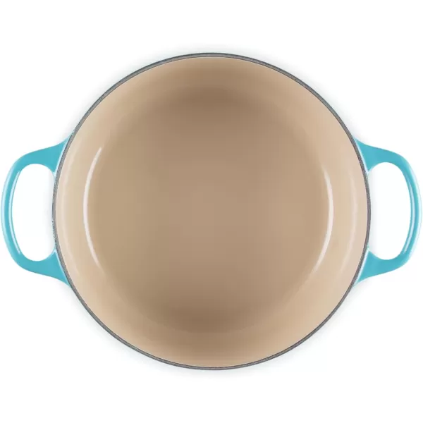 imageLe Creuset Enameled Cast Iron Signature Round Dutch Oven 55 qt OliveCaribbean