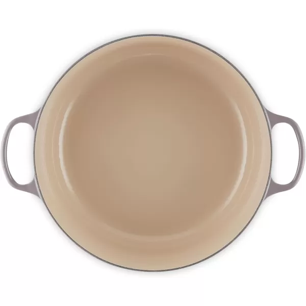 imageLe Creuset Enameled Cast Iron Signature Round Dutch Oven 55 qt OliveOyster