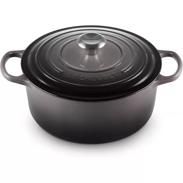 imageLe Creuset Enameled Cast Iron Signature Round Dutch Oven 55 qt OliveOyster