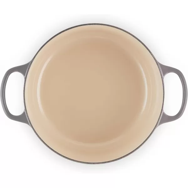 imageLe Creuset Enameled Cast Iron Signature Round Dutch Oven 55 qt OliveOyster