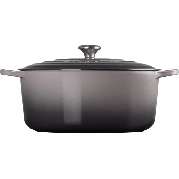 imageLe Creuset Enameled Cast Iron Signature Round Dutch Oven 55 qt OliveOyster