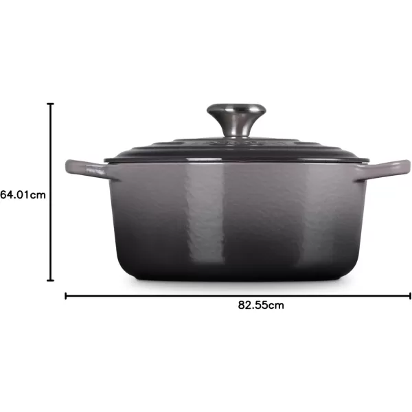 imageLe Creuset Enameled Cast Iron Signature Round Dutch Oven 55 qt OliveOyster