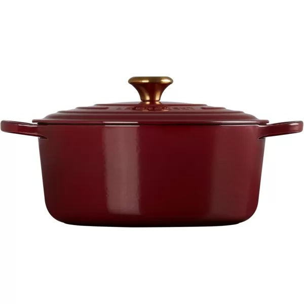 imageLe Creuset Enameled Cast Iron Signature Round Dutch Oven 55 qt OliveRhone