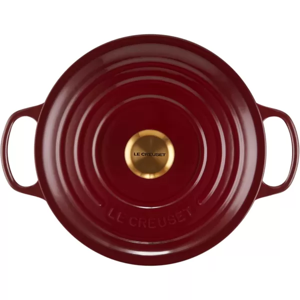 imageLe Creuset Enameled Cast Iron Signature Round Dutch Oven 55 qt OliveRhone