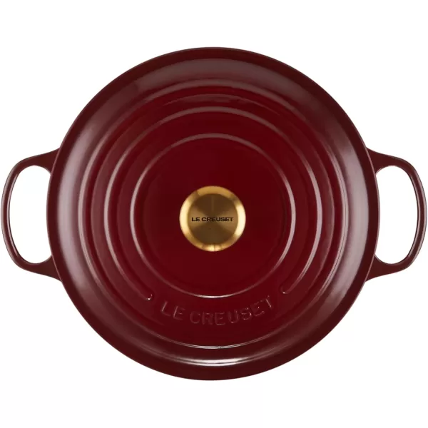 imageLe Creuset Enameled Cast Iron Signature Round Dutch Oven 55 qt OliveRhone