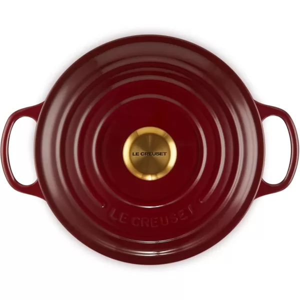imageLe Creuset Enameled Cast Iron Signature Round Dutch Oven 55 qt OliveRhone