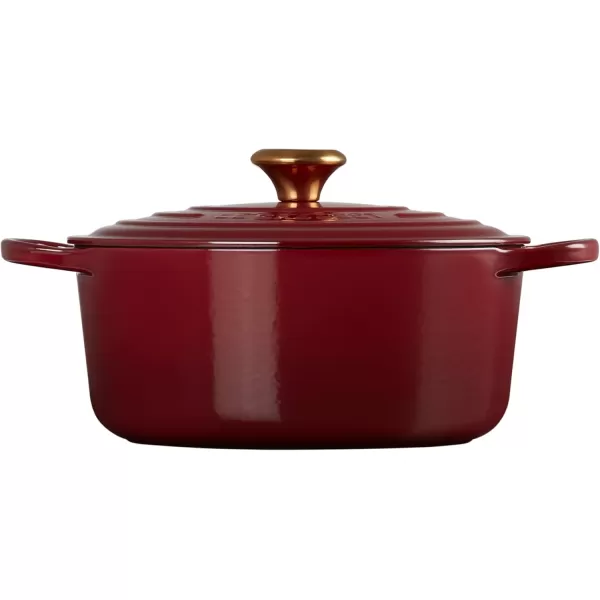 imageLe Creuset Enameled Cast Iron Signature Round Dutch Oven 55 qt OliveRhone