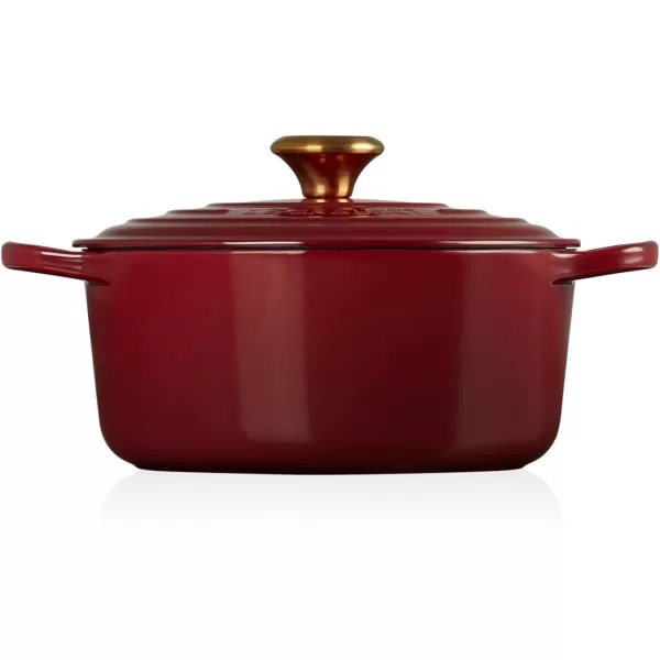 imageLe Creuset Enameled Cast Iron Signature Round Dutch Oven 55 qt OliveRhone