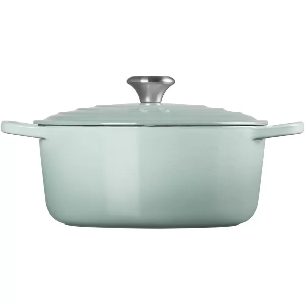 imageLe Creuset Enameled Cast Iron Signature Round Dutch Oven 55 qt OliveSea Salt