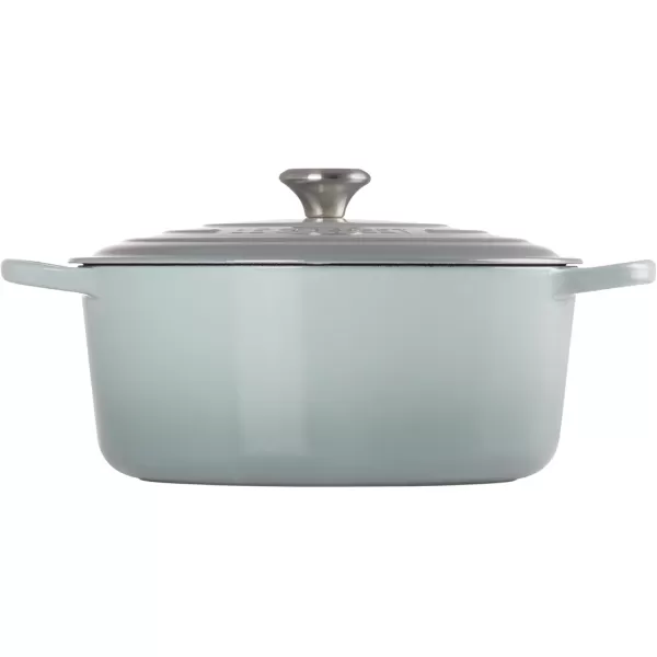 imageLe Creuset Enameled Cast Iron Signature Round Dutch Oven 55 qt OliveSea Salt