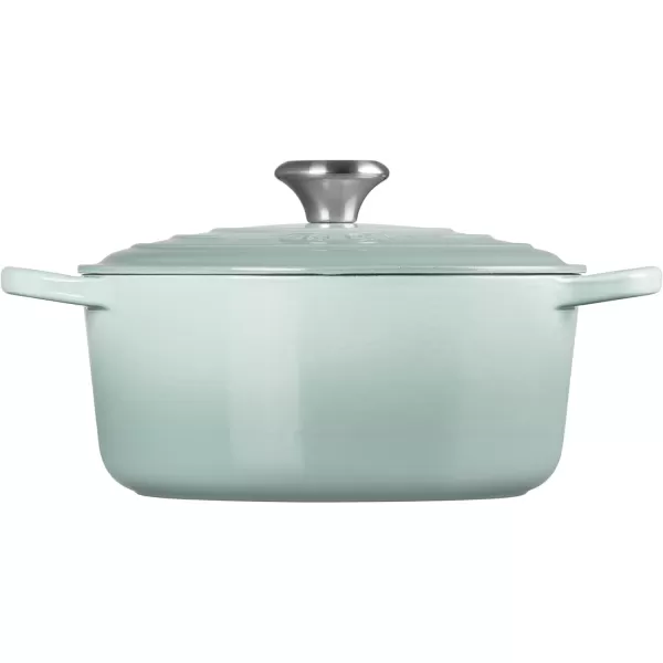 imageLe Creuset Enameled Cast Iron Signature Round Dutch Oven 55 qt OliveSea Salt