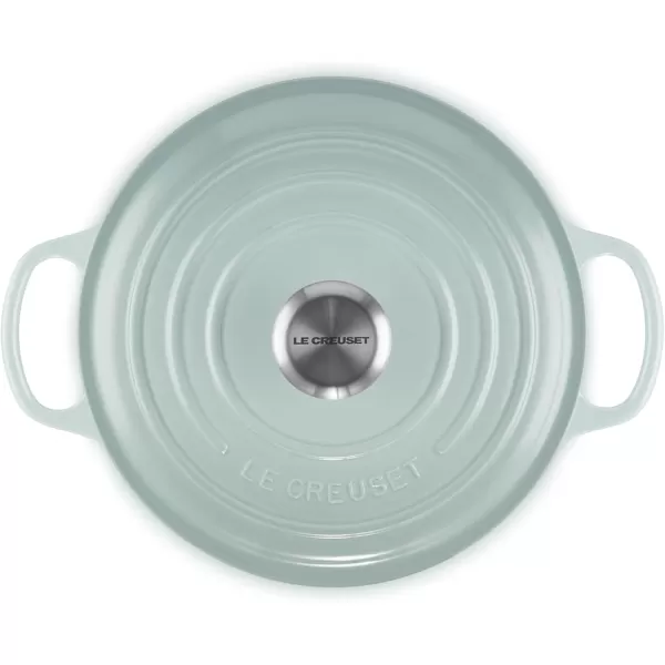 imageLe Creuset Enameled Cast Iron Signature Round Dutch Oven 55 qt OliveSea Salt