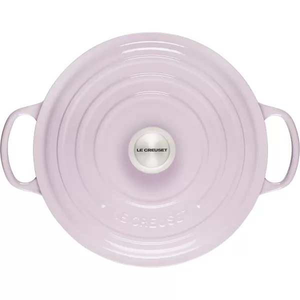 imageLe Creuset Enameled Cast Iron Signature Round Dutch Oven 55 qt OliveShallot