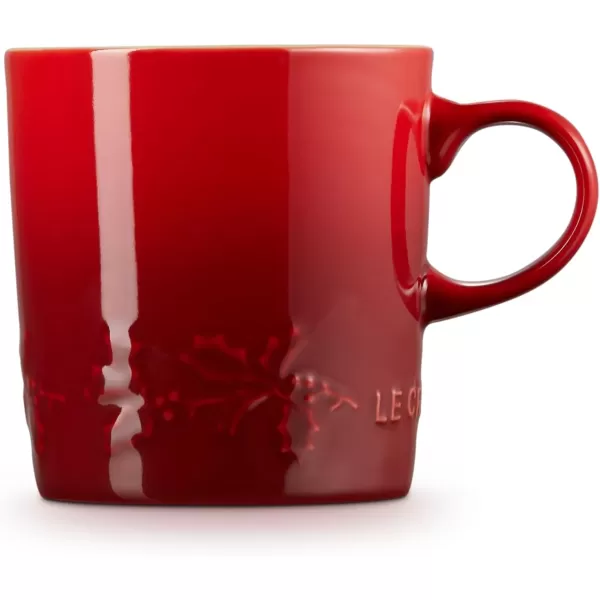 imageLe Creuset Stoneware Holly Collection London Mug 12oz CeriseCerise