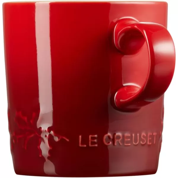 imageLe Creuset Stoneware Holly Collection London Mug 12oz CeriseCerise