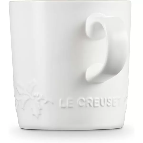 imageLe Creuset Stoneware Holly Collection London Mug 12oz CeriseWhite
