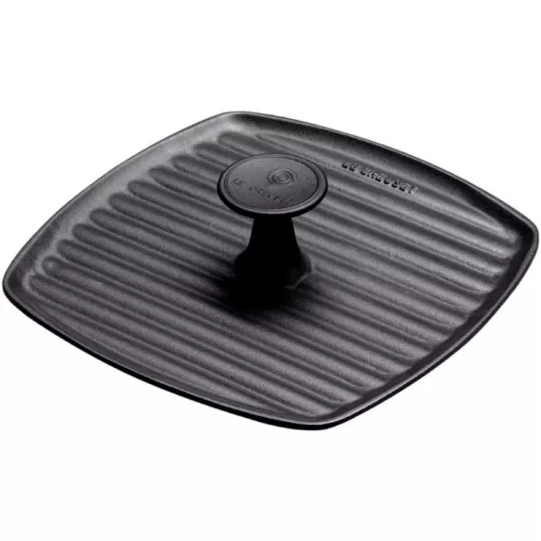 imageLe Creuset Enameled Cast Iron Panini Press 9quot Licorice