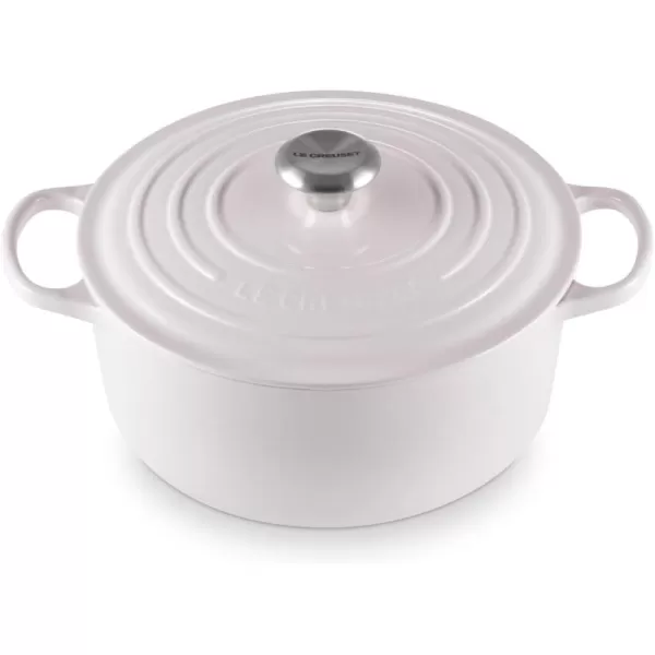 imageLe Creuset Enameled Cast Iron Signature Round Dutch Oven 55 qt OliveShallot