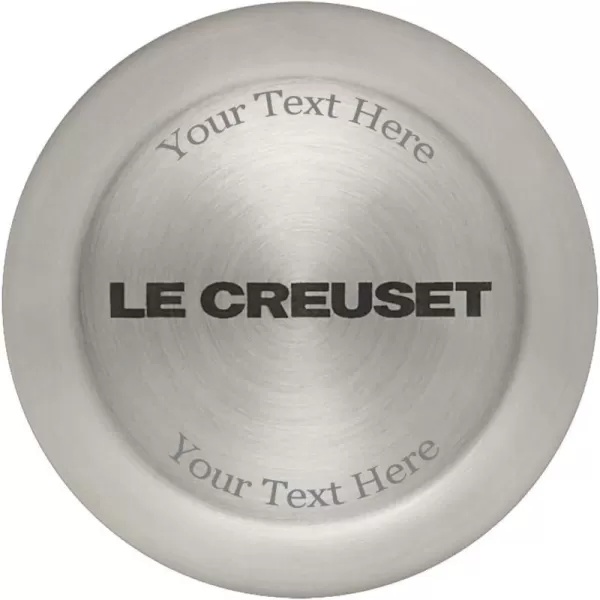 imageLe Creuset Enameled Cast Iron Signature Round Dutch Oven 55 qt OlivewEngraved Knob
