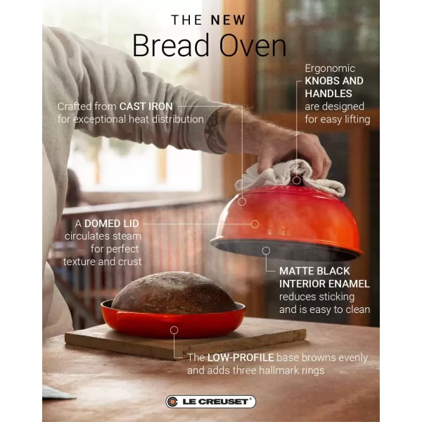 imageLe Creuset Enameled Cast Iron Bread Oven Sea SaltArtichaut