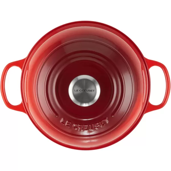 imageLe Creuset Enameled Cast Iron Bread Oven Sea SaltCerise