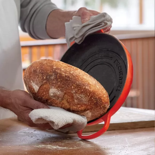 imageLe Creuset Enameled Cast Iron Bread Oven Sea SaltFlame