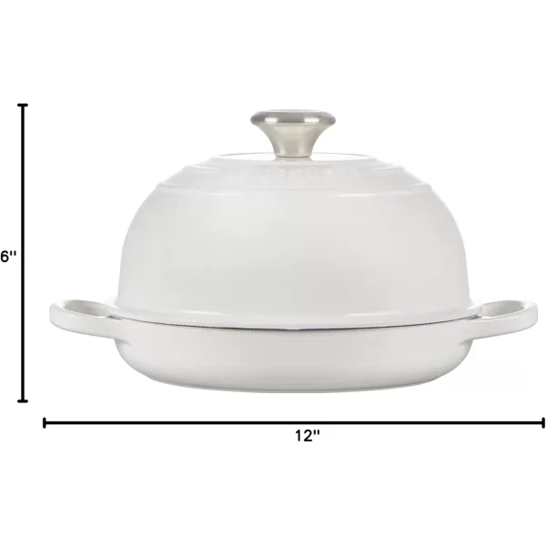 imageLe Creuset Enameled Cast Iron Bread Oven Sea SaltWhite