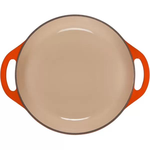 imageLe Creuset Enameled Cast Iron Shallow Round Oven 275 Qt FlameFlame