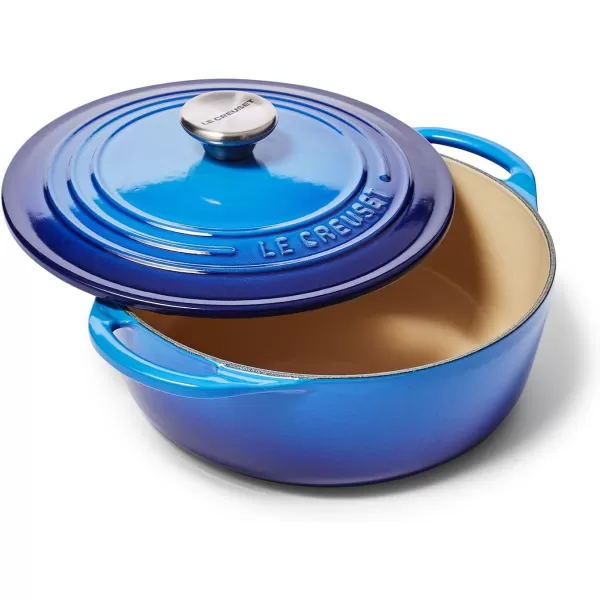 imageLe Creuset Enameled Cast Iron Shallow Round Oven 275 Qt FlameFlame